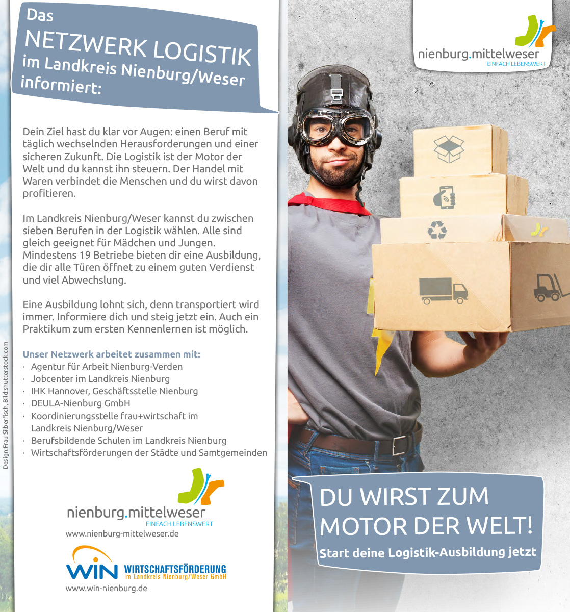 Flyer: Wirtschaftsförderung im LK Nienburg