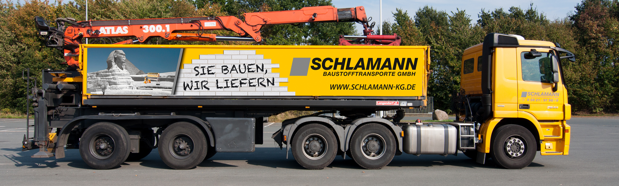 LKW-Beschriftung: Schlamann